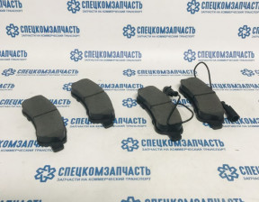 Колодки задние дисковые Q17 с датчиком на Фиат Дукато - 000670BSX