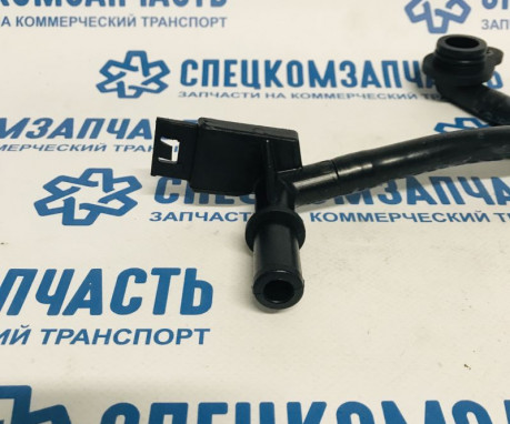 Трубка системы охлаждения от теплообменника к блоку двигателя (пластик) на Фиат Дукато - 14776