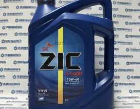 Масло моторное полусинтетическое ZIC X5000 Diesel 10W-40 6л. на Автохимия - 172658