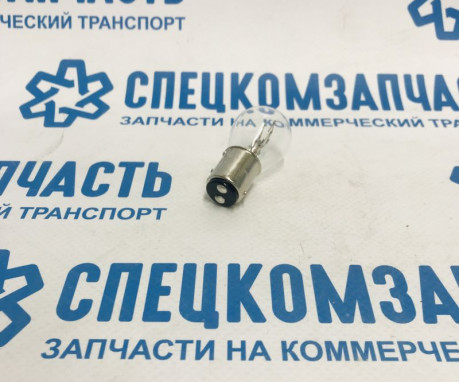 Лампочка фонаря заднего стоп-сигнала 24V/21W 2-х контактная на Hyundai HD - 1865421058 Лампочка фонаря заднего стоп-сигнала 24V/21W 2-х контактная на Hyundai HD - 1865421058
