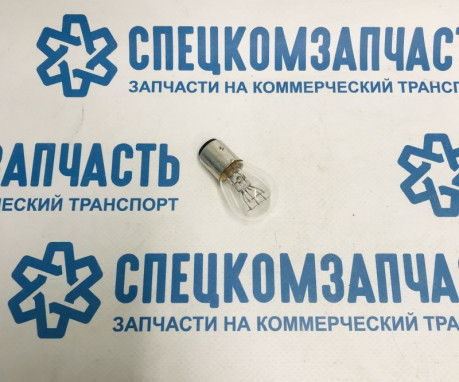 Лампочка фонаря заднего стоп-сигнала 24V/21W 2-х контактная на Hyundai HD - 1865421058 Лампочка фонаря заднего стоп-сигнала 24V/21W 2-х контактная на Hyundai HD - 1865421058
