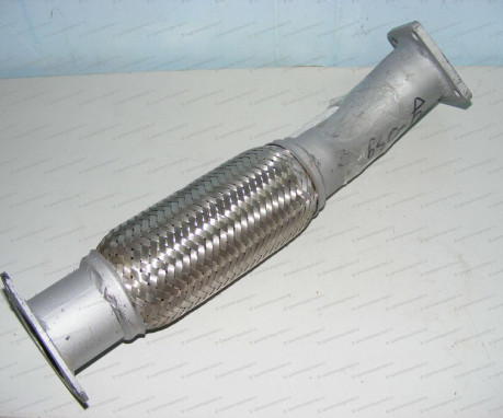 Глушитель (после горного тормоза) (D4DD)  с гофрой на Hyundai HD - 30650