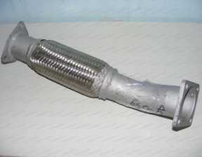 Глушитель (после горного тормоза) (D4DD)  с гофрой на Hyundai HD - 30650