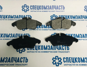 Колодки тормозные передние W901-903/W909 на Мерседес Спринтер - 1636000SX