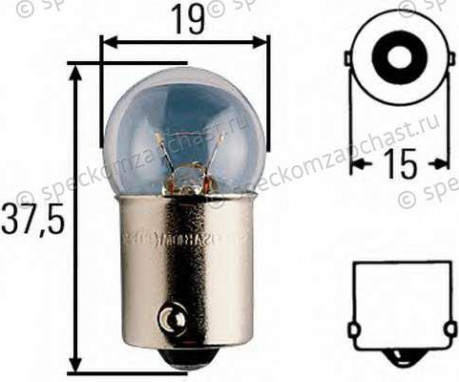 Лампа освещения салона 12V 10W на Форд Транзит - 6090985