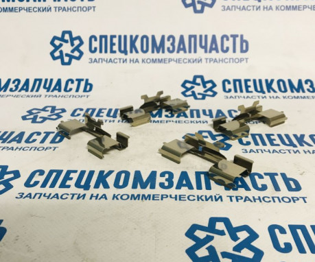Ремкомплект колодок передних (пластины прижимные) на Пежо Боксер - 901726