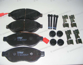 Колодки тормозные передние R15 на Пежо Боксер - 425462