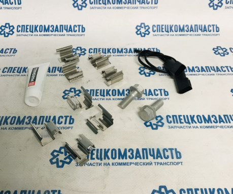 Колодки тормозные передние ( с пластинами и болтами) на Форд Транзит - M2624484 Колодки тормозные передние ( с пластинами и болтами) на Форд Транзит - M2624484