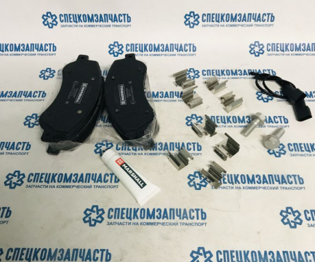 Колодки тормозные передние ( с пластинами и болтами) на Форд Транзит - M2624484 Колодки тормозные передние ( с пластинами и болтами) на Форд Транзит - M2624484
