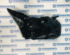 Фара левая 14- галоген черная на Форд Транзит - OEM0394FL