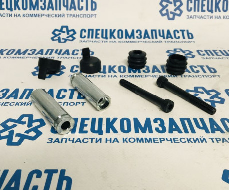 Ремкомплект суппорта тормозного переднего (направляющие, колпачки) на Пежо Боксер - 818001